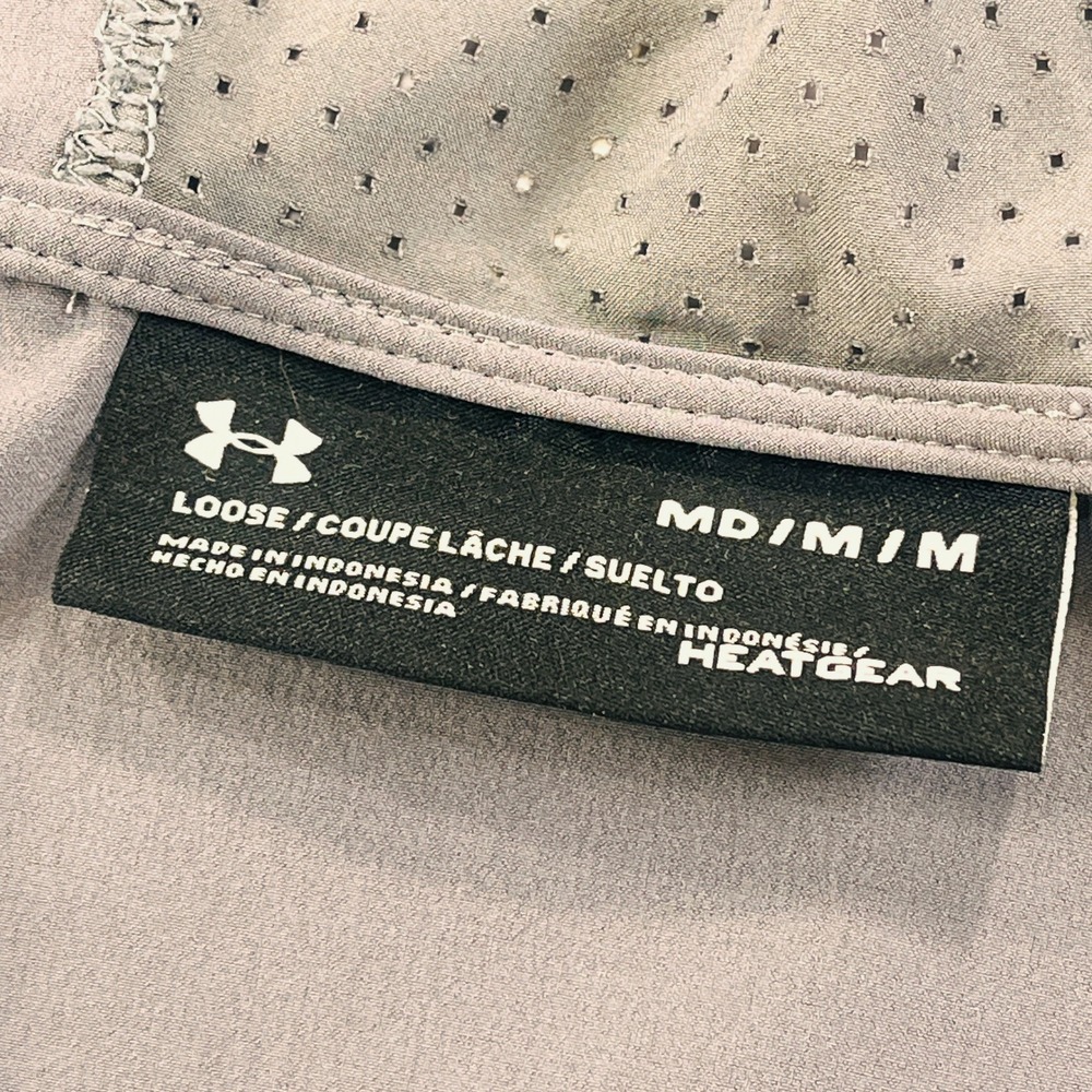 Under Armour UA BEARS Pullover Mens M Gray Lightweight Hoodie 1/2‎ Zip Jacket - Picture 3 of 12